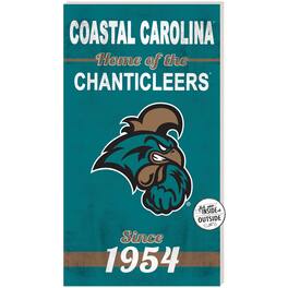 Jardine - Coastal Carolina Chanticleers 11'' x 20'' Home Of The Sign - Teal