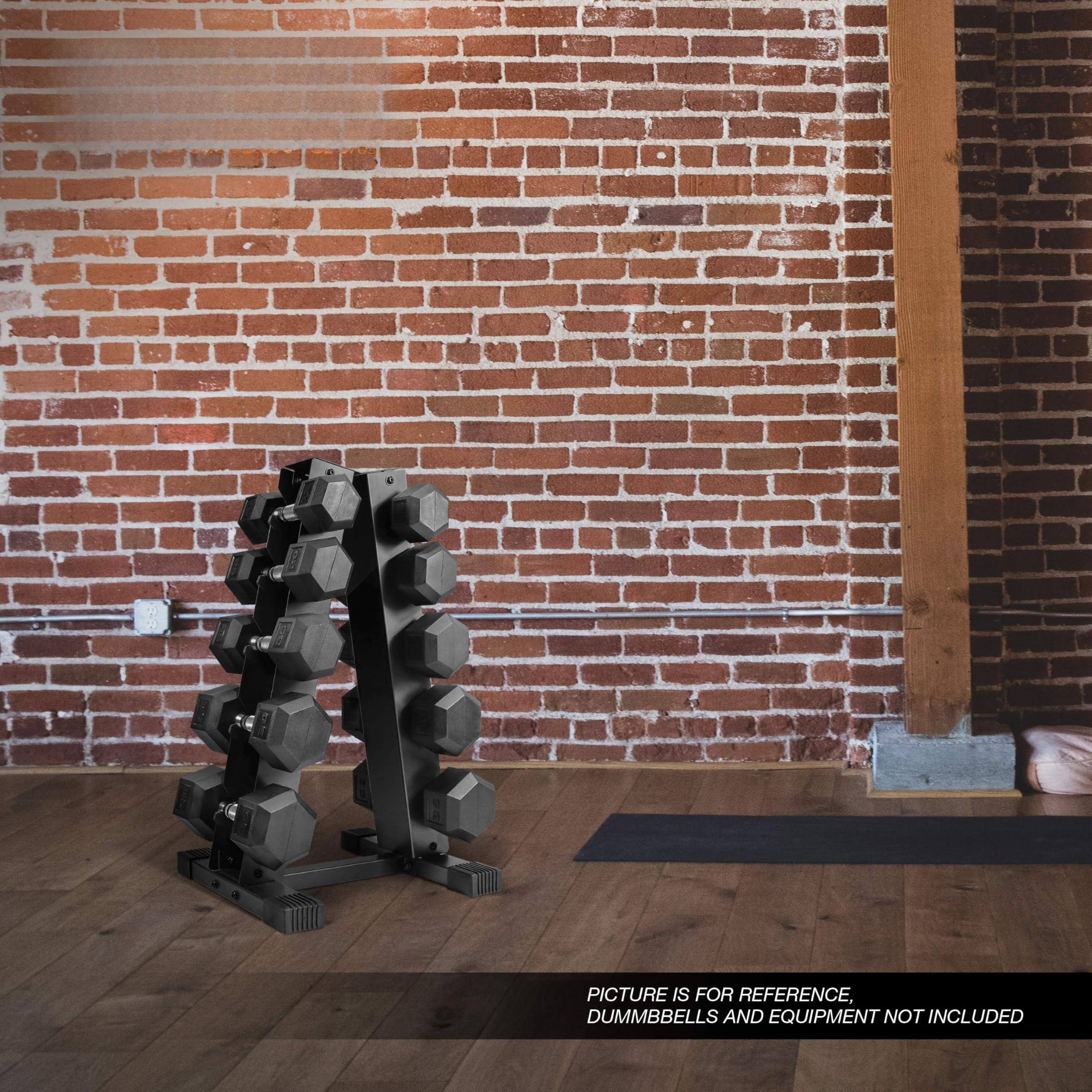 PICTURE IS FOR REFERENCE, DUMBBELLS AND EQUIPMENT NOT INCLUDED