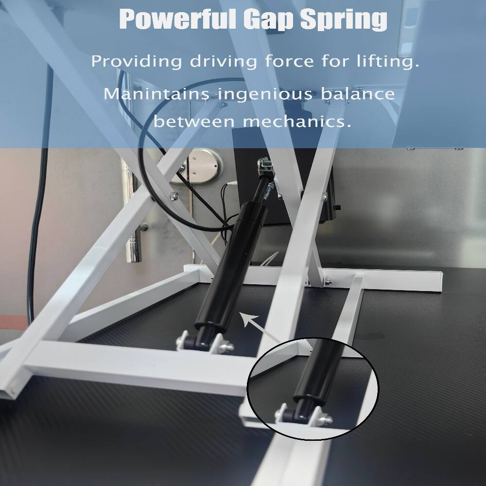 Powerful Gap Spring  
Providing driving force for lifting.  
Maintains ingenious balance between mechanics.