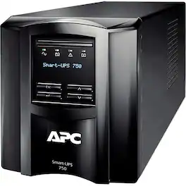 APC - by Schneider Electric Smart-UPS 750 VA Tower UPS - Tower - 4 Hour Recharge - 100 V AC Input - 100 V AC Output - Sine - Black
