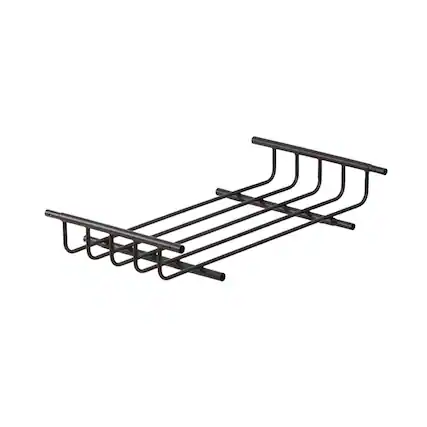 Front. Yakima - Yakima SkinnyWarrior 16 Inch Extension for SkinnyWarrior Cargo Basket, Black - Black.