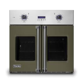 Viking - 30" 7 Series French Door Single Built-In Electric Thermal Convection Oven - Martini