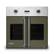 Front. Viking - 30" 7 Series French Door Single Built-In Electric Thermal Convection Oven-Martini - Martini.