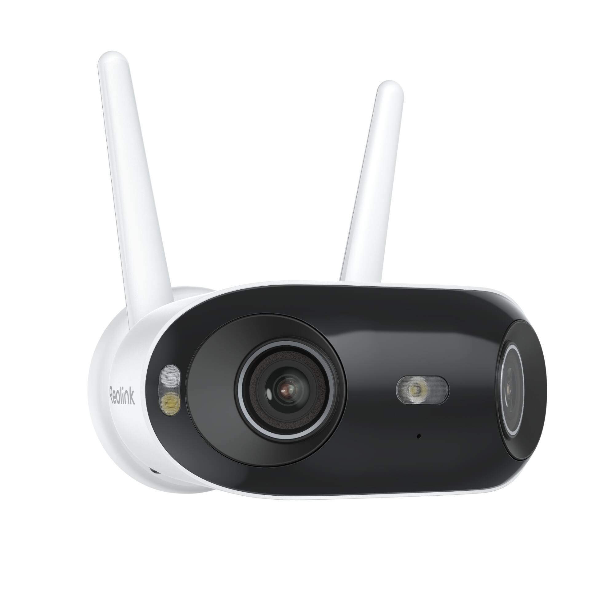 Back. Reolink - Reolink Elite WiFi 4K 8MP 180°Dual-Lens Security Camera Color Night Vision 24/7Recording Protection AI-Powered Detection - White.