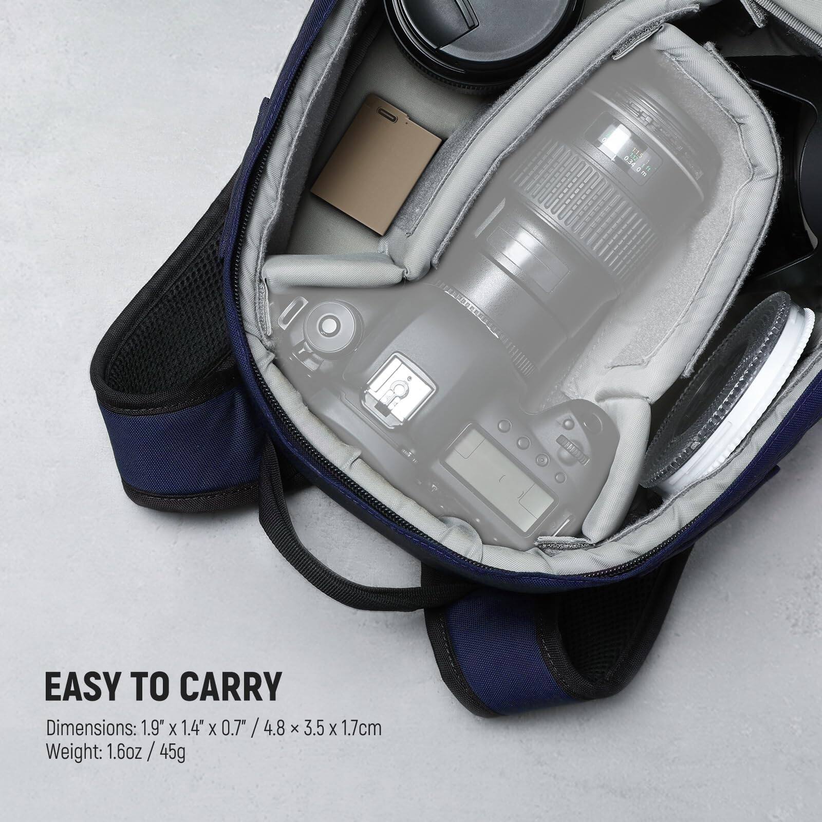 EASY TO CARRY

Dimensions: 1.9" x 1.4" x 0.7" / 4.8 x 3.5 x 1.7cm  
Weight: 1.6oz / 45g