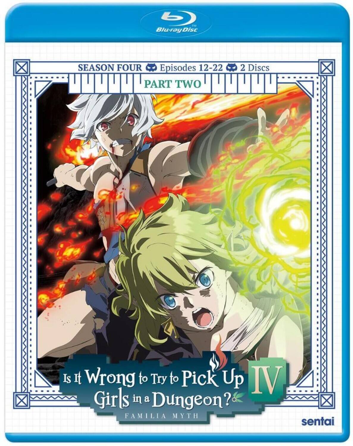 Front. Is It Wrong To Try To Pick Up Girls In A Dungeon? IV Part 2   - BLU-RAY.