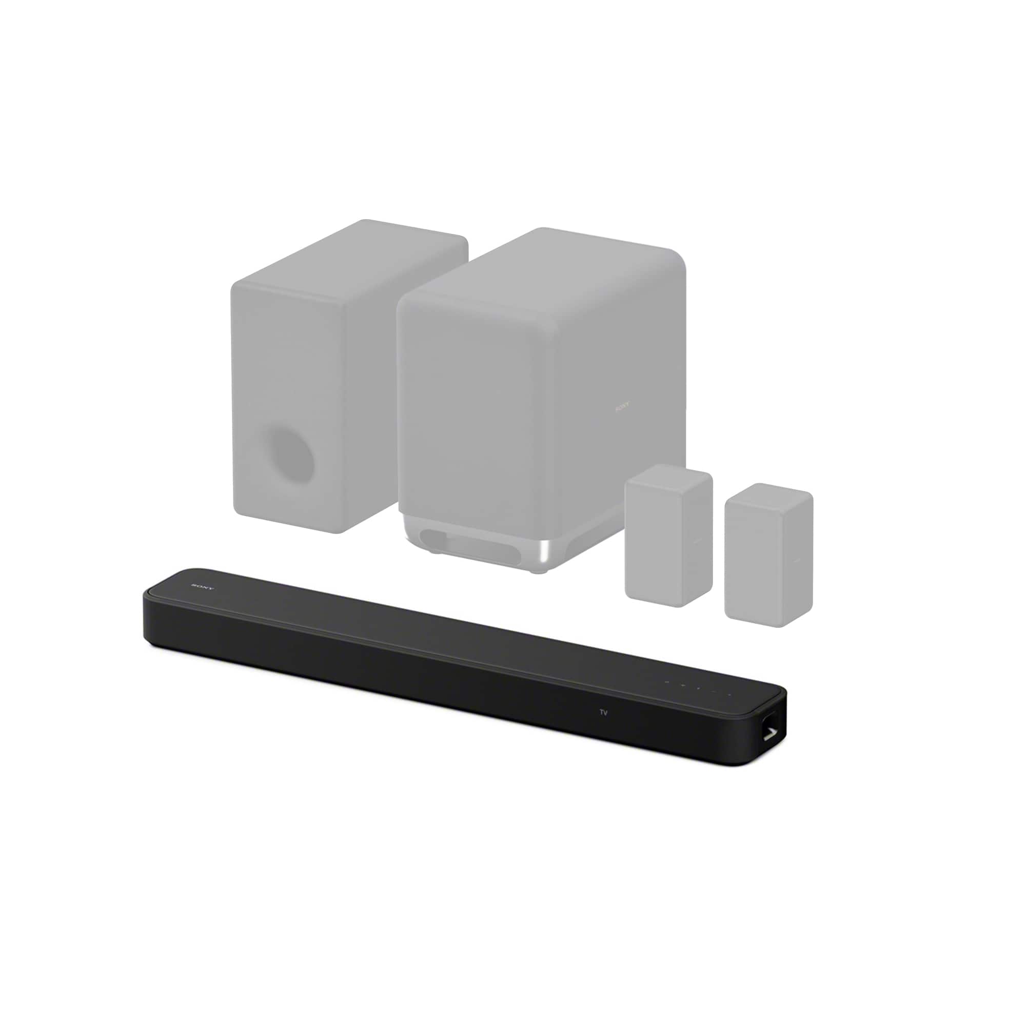 Alt View 15. Sony - HT-S2000 Compact 3.1ch Dolby Atmos Soundbar - Black.