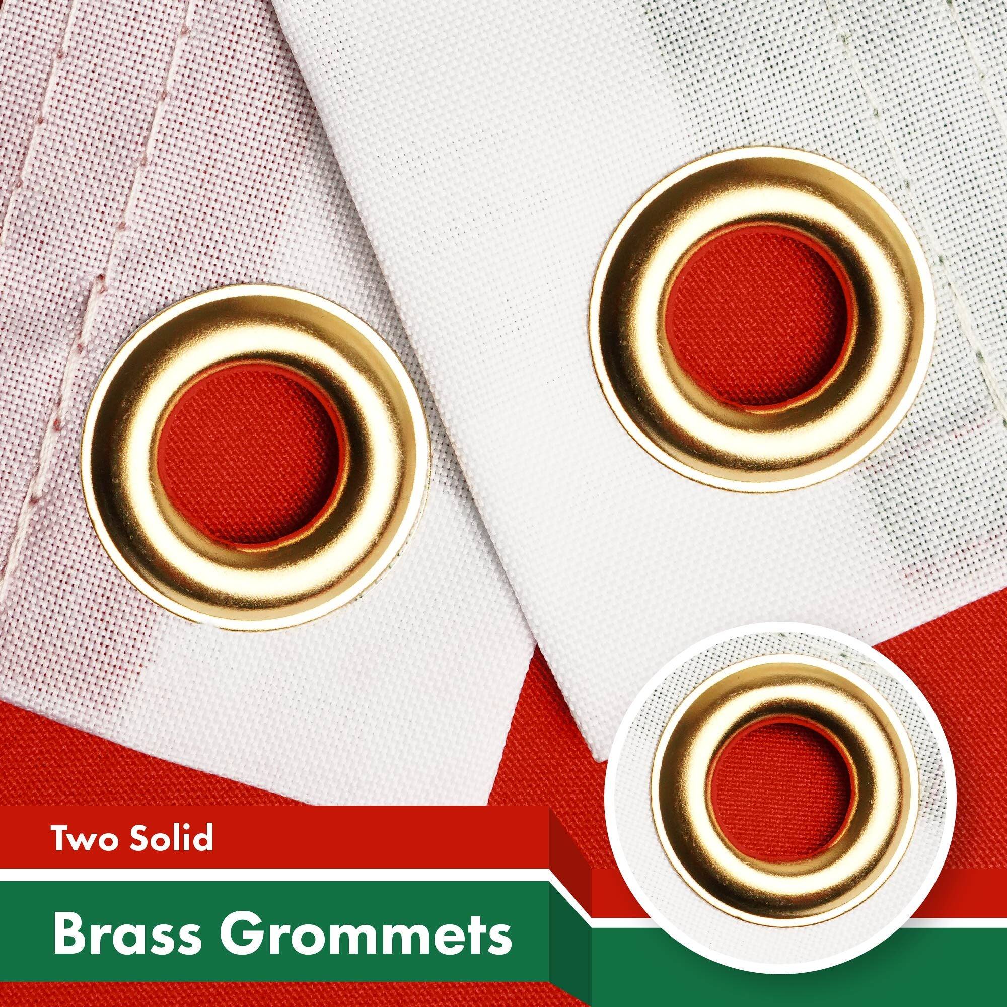 Two Solid Brass Grommets
