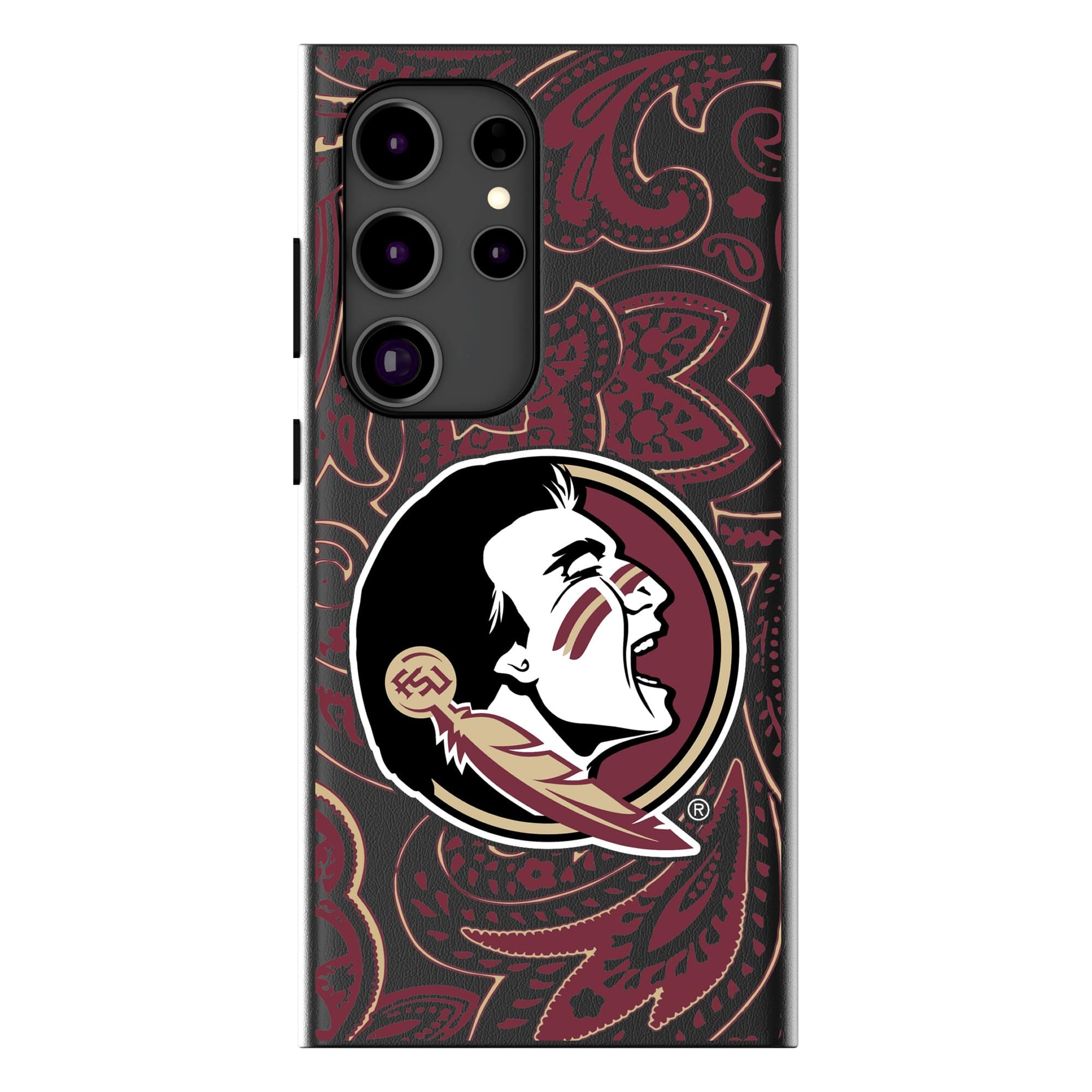 Keyscaper - NCAA - Florida State Seminoles Paisley Galaxy Magnetic Bump Case - S24 - Black price history on PriceWatchPro