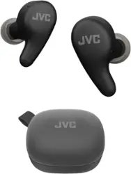 JVC - Noise Cancelling True Wireless HAA23TB - Black - Front_Zoom