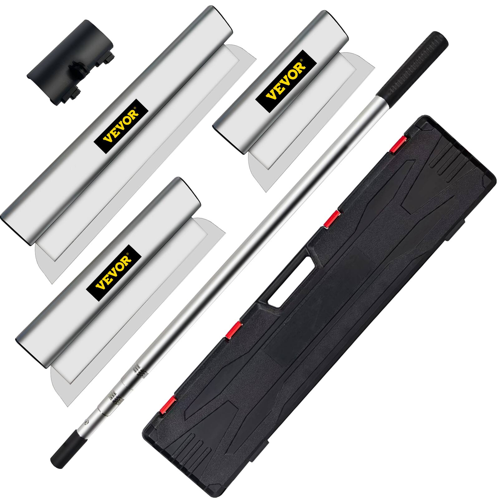 "VEVOR - Skimming Blade Set,25+40+60 cm Blades + 35""-78"" Extension Handle，European Stainless Steel Construction Knife - Silver" price history on PriceWatchPro
