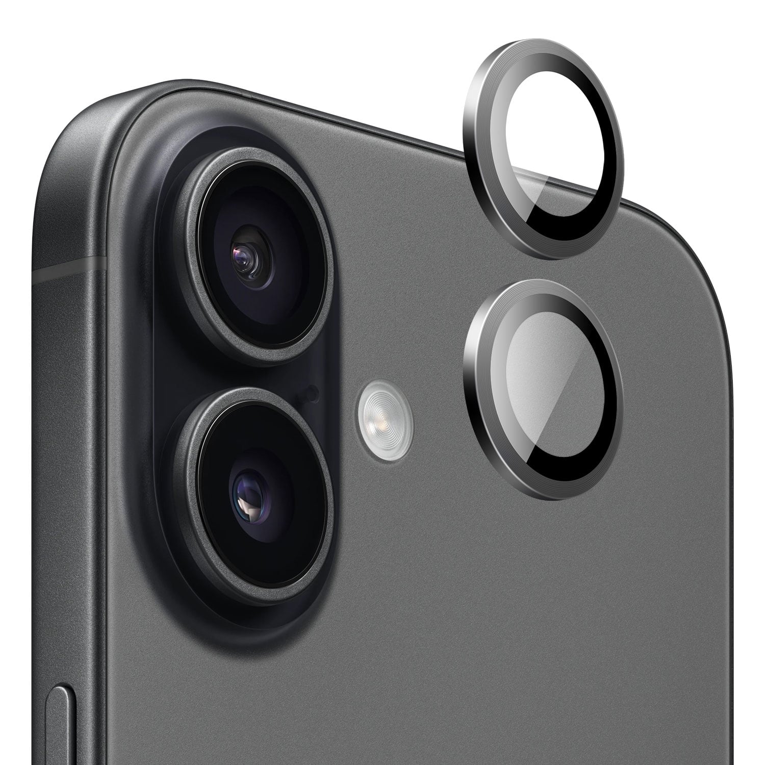 SaharaCase - Apple iPhone 17 Camera Glass Protector | Titanium Body | Exact Color Match | 2Pack - Black