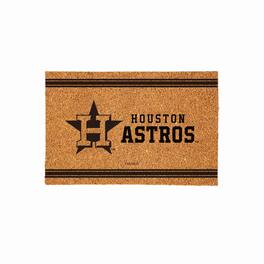 Evergreen Enterprises - Houston Astros 24" x 36" Outdoor Monochrome Team Logo Coir Mat - Brown