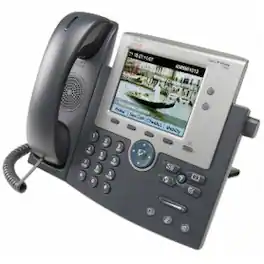 Cisco Consumer Products - Cisco 7945G Unified IP Phone - 2 x RJ-45 10/100Base-TX - Wall-mountable - Gray