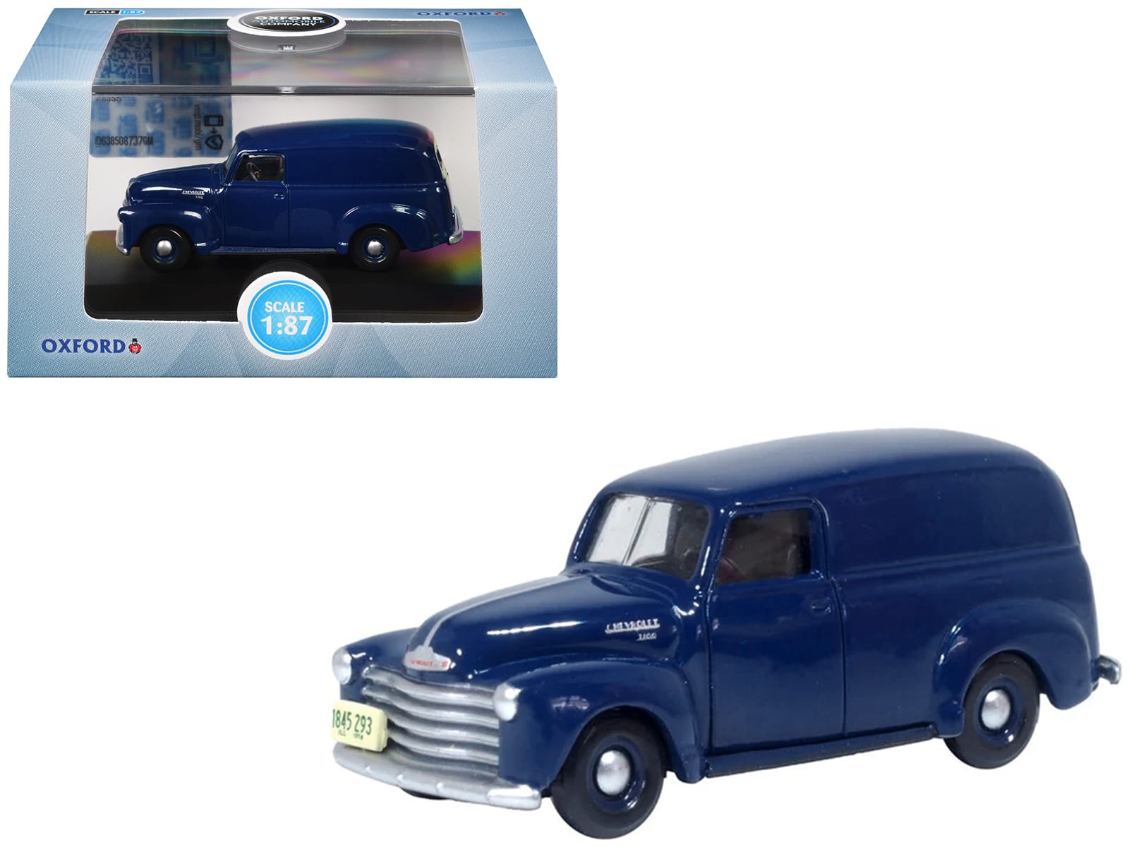 1950 Chevrolet Panel Van Mariner Blue 1/87 (HO) Scale Diecast Model Car by Oxford Diecast price history on PriceWatchPro