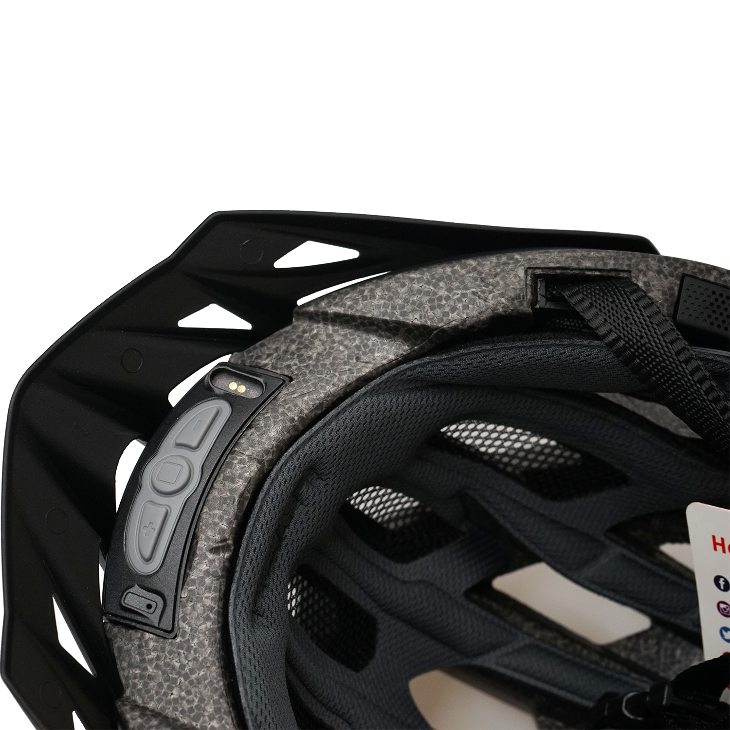 Alt View 6. LIVALL - LIVALL smart mountain bike helmet MT1 NEO - Black.