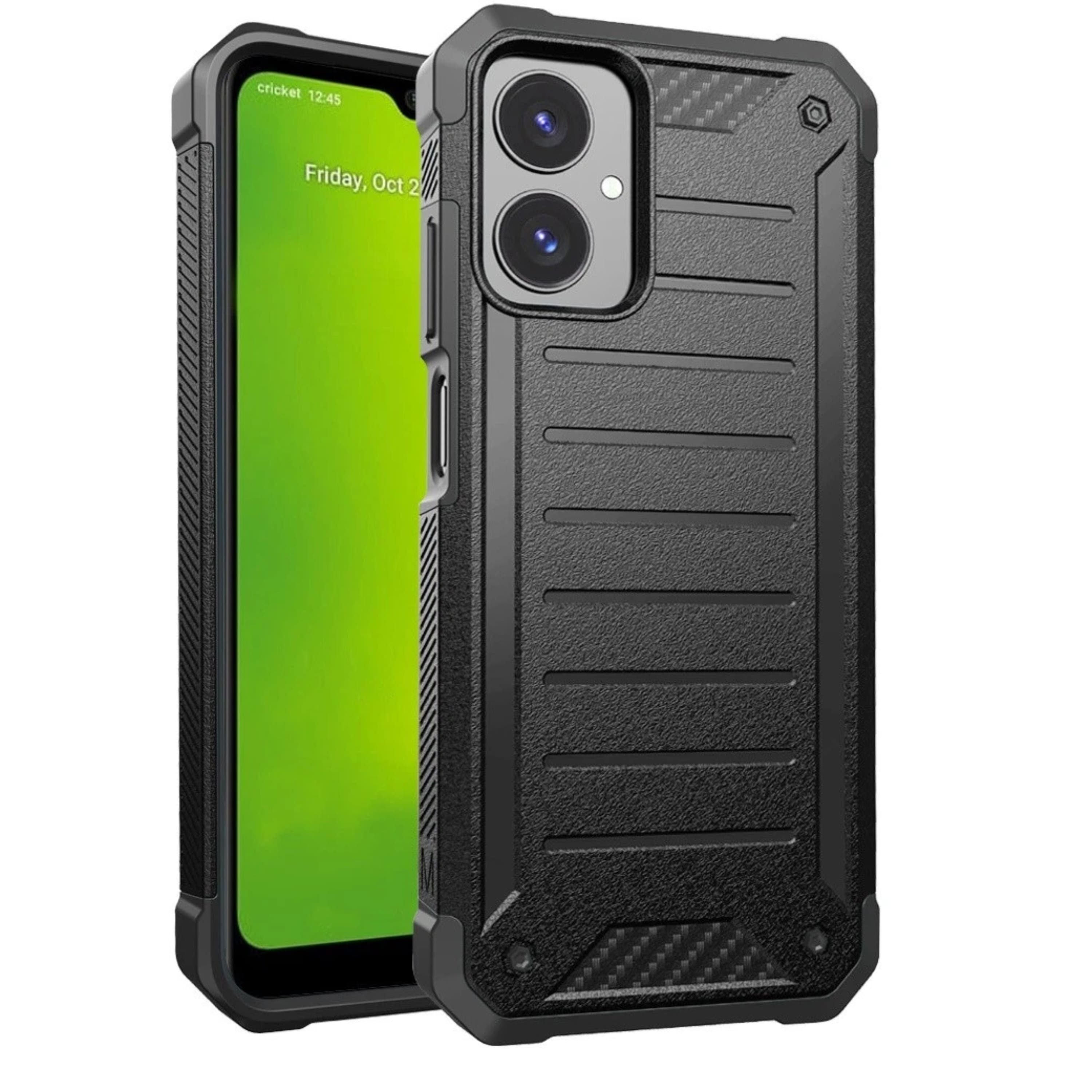 Kitcheniva - Rugged Protective Cover With Tempered Glass For Cricket Icon 2026 AT&T Propel 3 5G - Black price history on PriceWatchPro