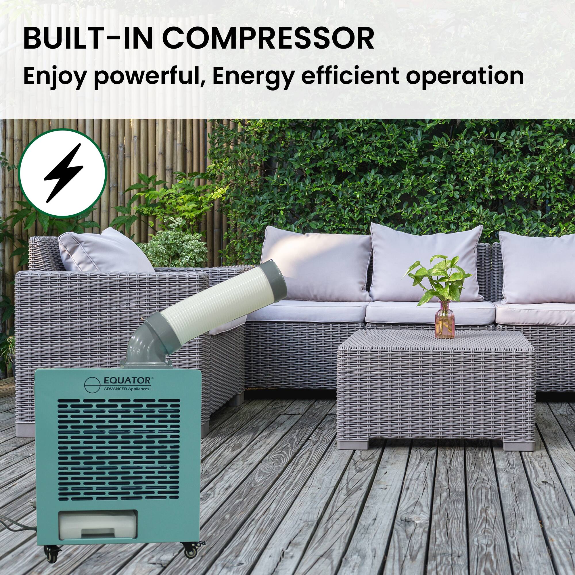 BUILT-IN COMPRESSOR Enjoy powerful, Energy efficient operation EQUATOR ADVANCED Appliances