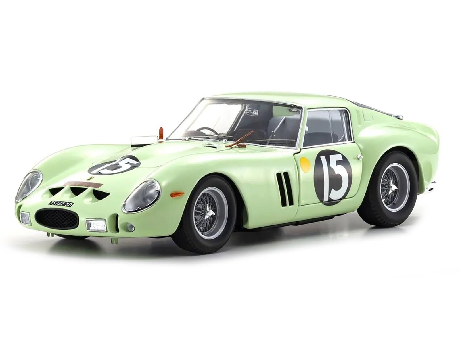 Alt View 5. Kyosho - Ferrari 250 GTO #15 Innes Ireland Winner "Goodwood Tourist Trophy" (1962) 1/18 Diecast Model Car by Kyosho.
