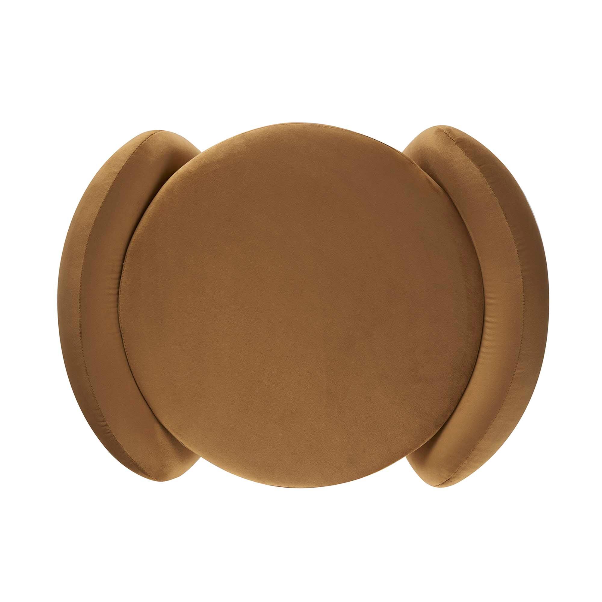 Alt View 4. Modway - Nebula Upholstered Performance Velvet Ottoman by Modway - EEI-6055-COG.