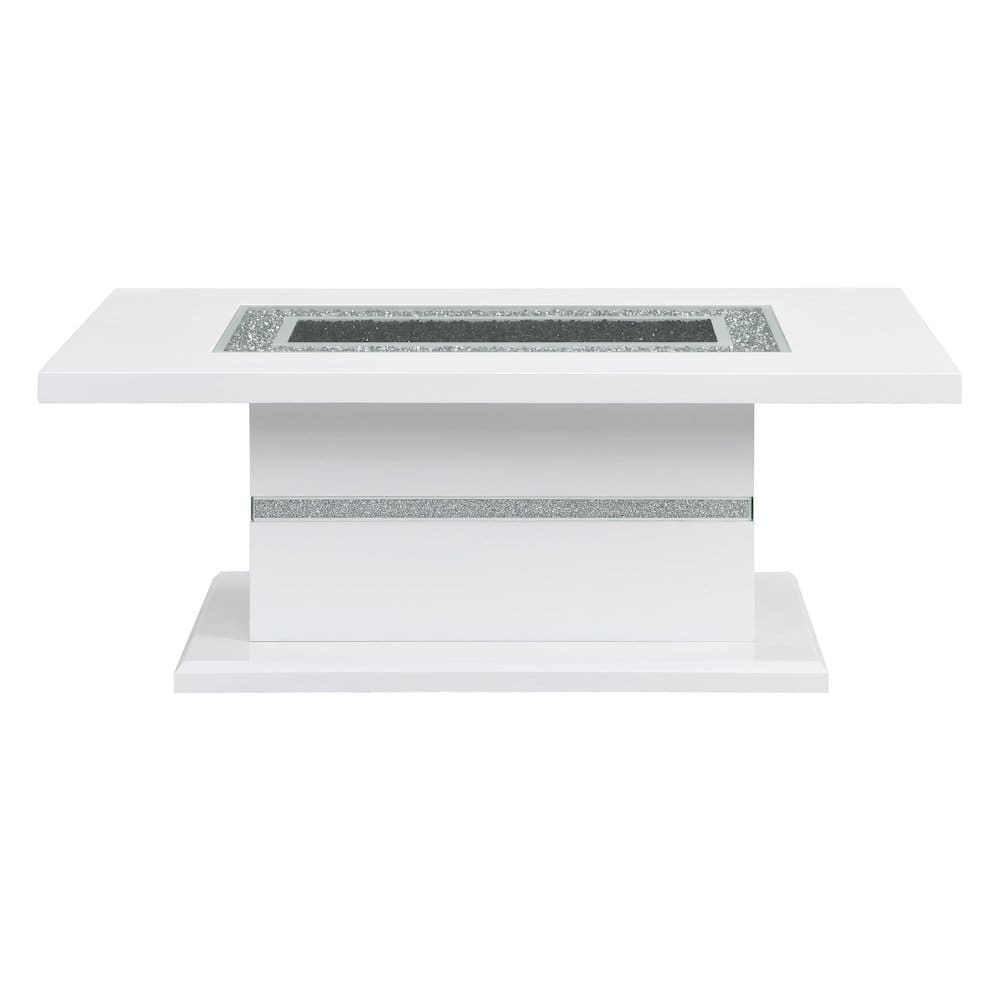 Global Furniture USA - Contemporary Monaco Coffee Table - White
