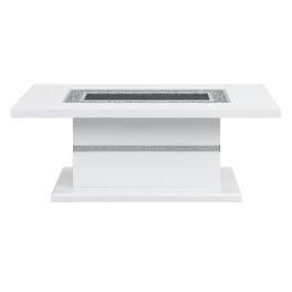 Global Furniture USA - Contemporary Monaco Coffee Table - White