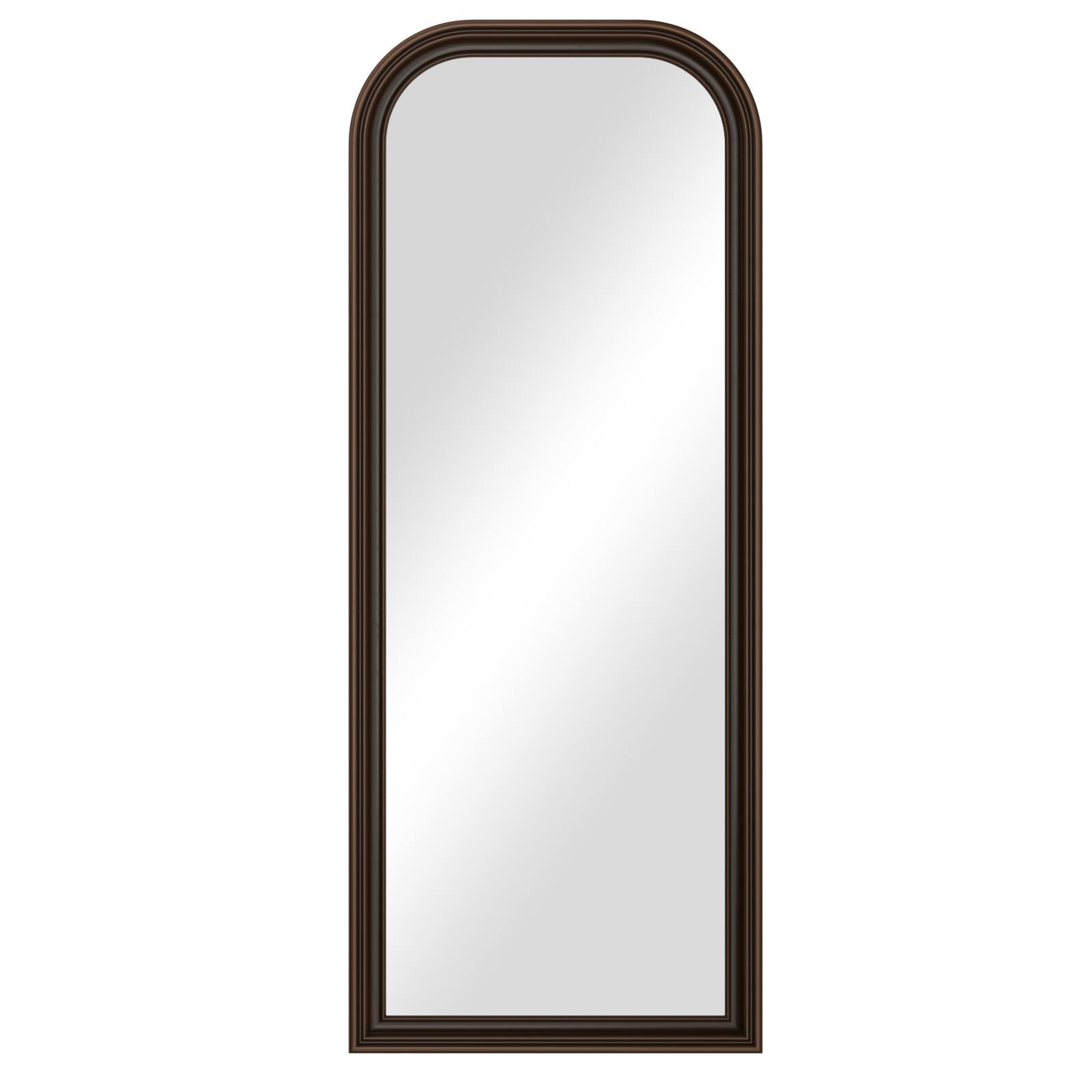 Alt View 1. Easly - Antique Bronze 28 in. W x 69 in. H Rectangular PU Frame Full Length Mirror Floor Mirror - Antique Bronze.