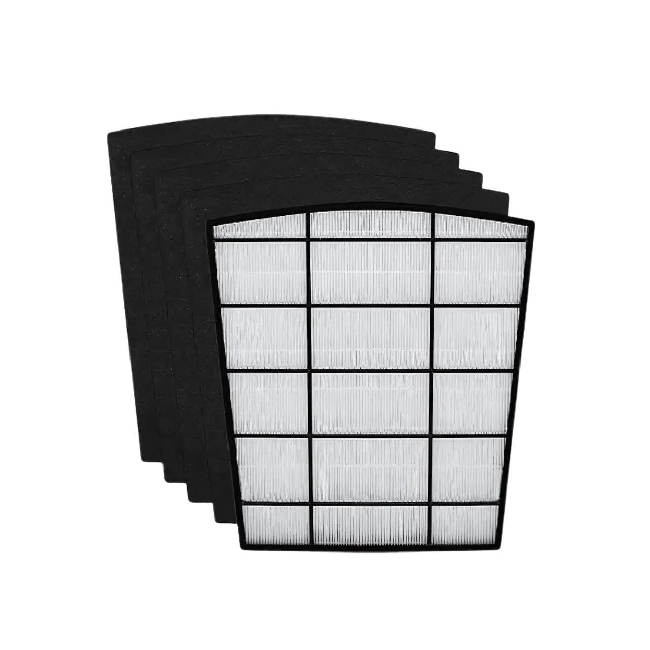 Front. Nispira - Nispira HP800 Filter for Hunter HP800 Multi Room Large Console Air Purifier True HEPA Activated Carbon Pre Filter.