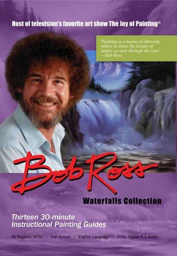 Front. Bob Ross - Bob Ross Joy of Painting: Waterfalls Collection - DVD.