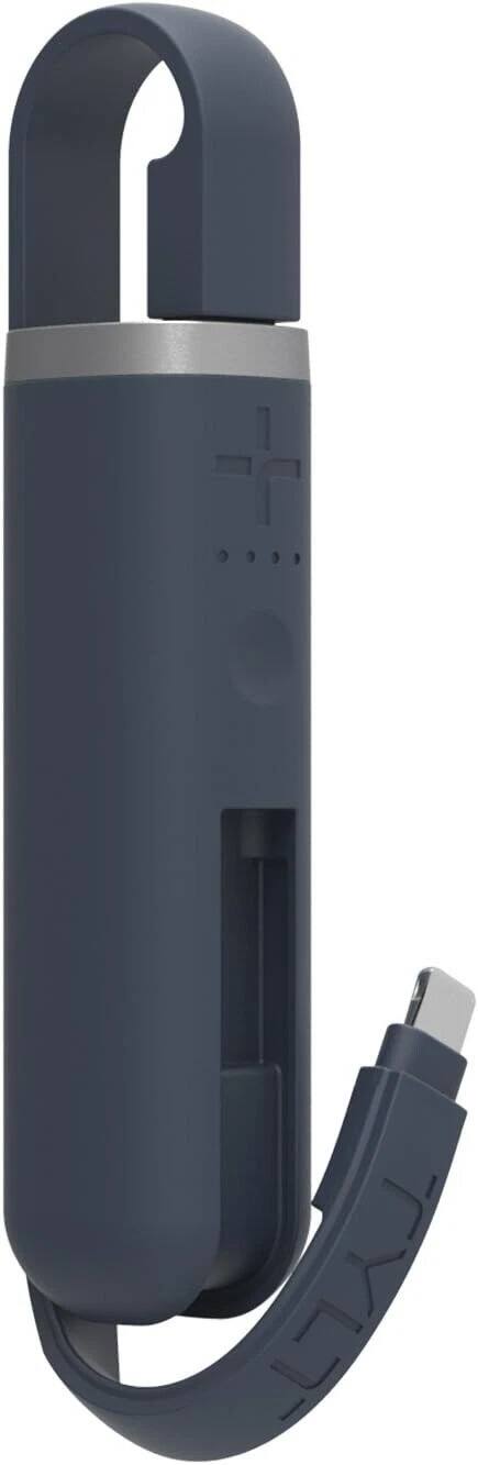 Front. TYLT - TYLT Flipstick 3,350 mAh Battery Lightning Connector Blue - BLUE.