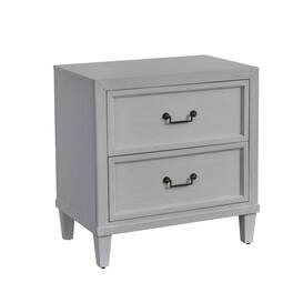 American Woodcrafters - Dunescape 2-Drawer Nightstand - White