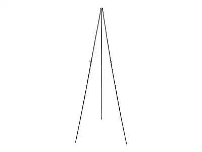 Front. Quartet - Instant Easel Display Easel, 63" Aluminum - Black.