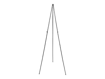 Front. Quartet - Instant Easel Display Easel, 63" Aluminum - Black.