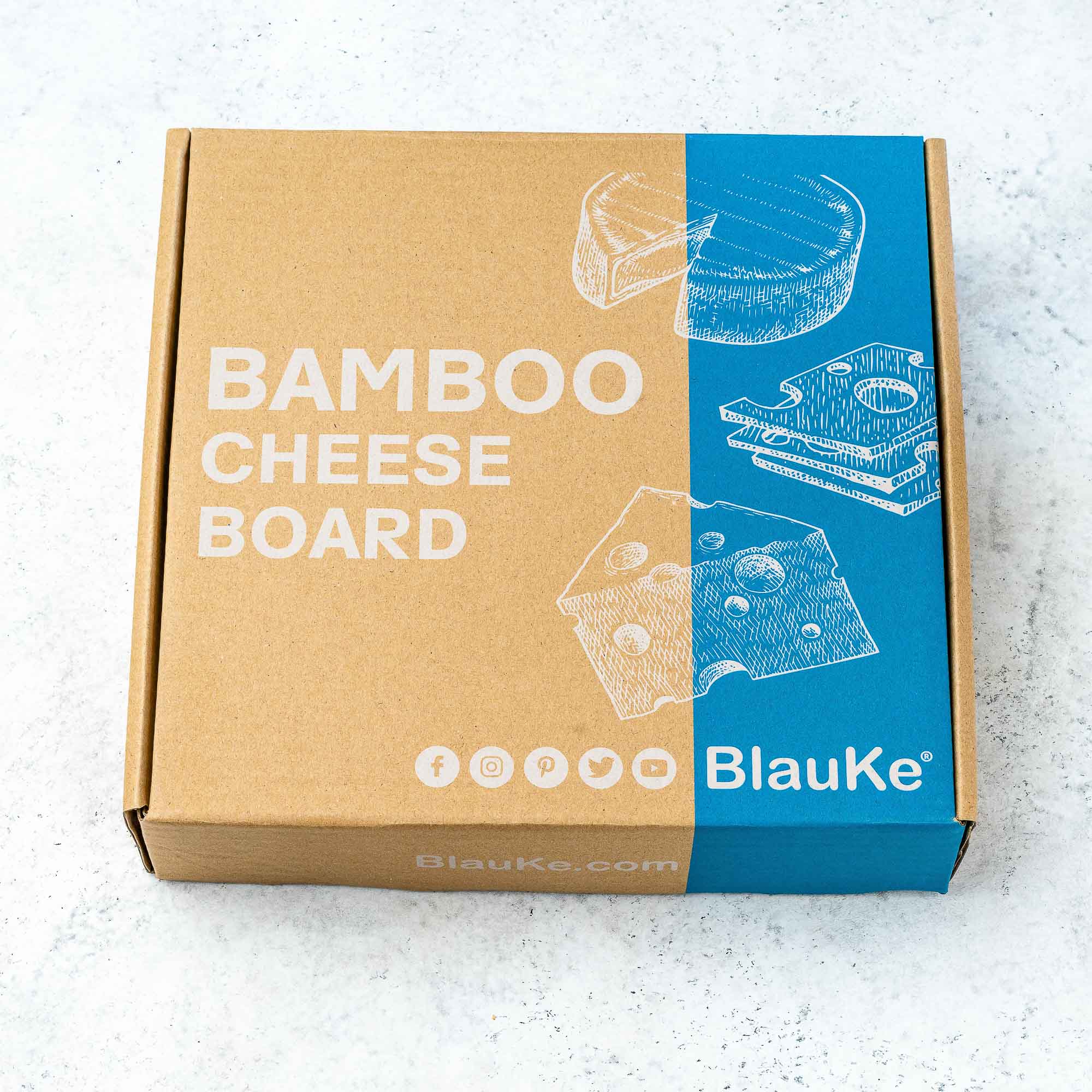 BAMBOO CHEESE BOARD f P BlauKe BlauKe.com