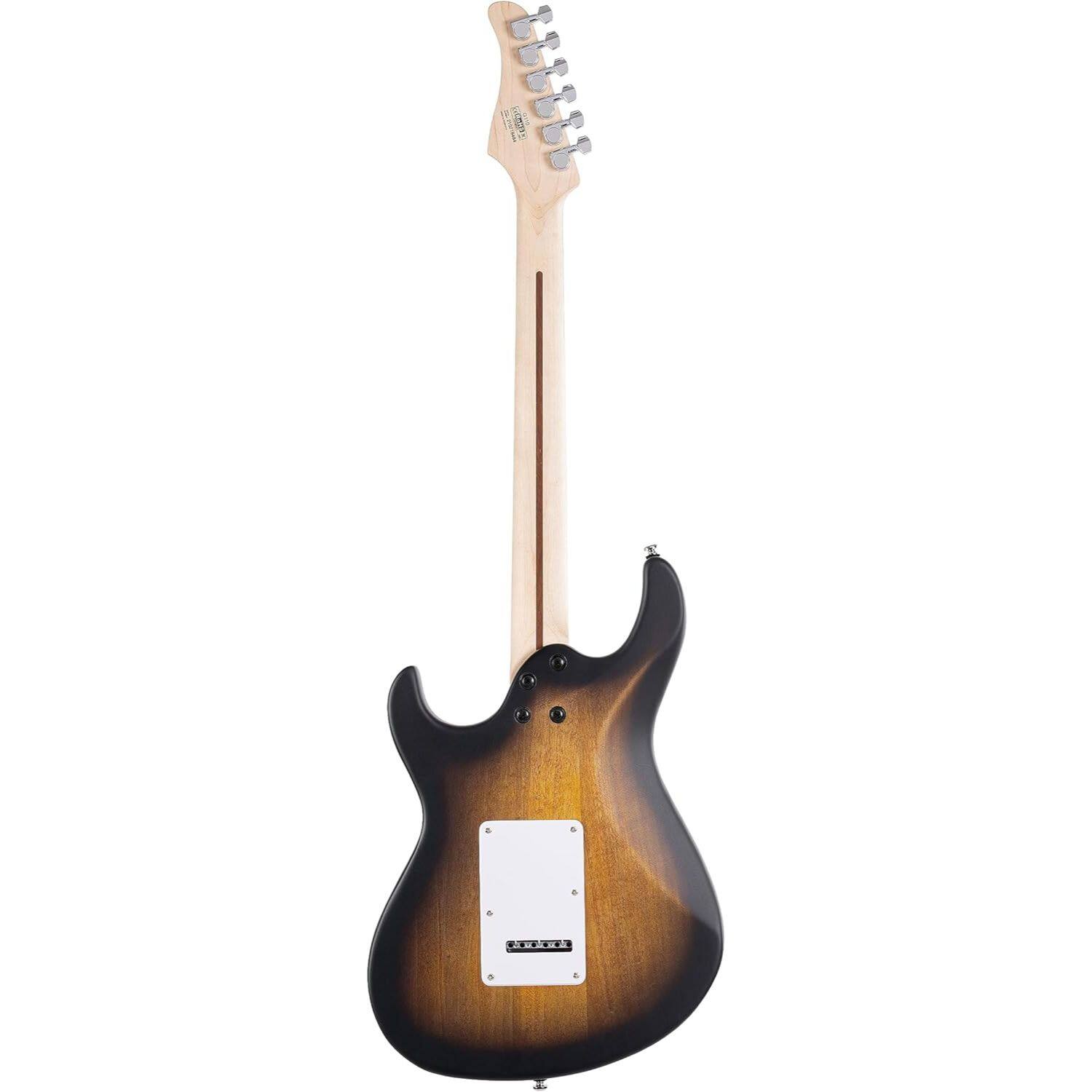 Angle. Cort - Cort G110OPSB G Series Double Cutaway Electric Guitar. Open Pore Sunburst - Open Pore Sunburst.