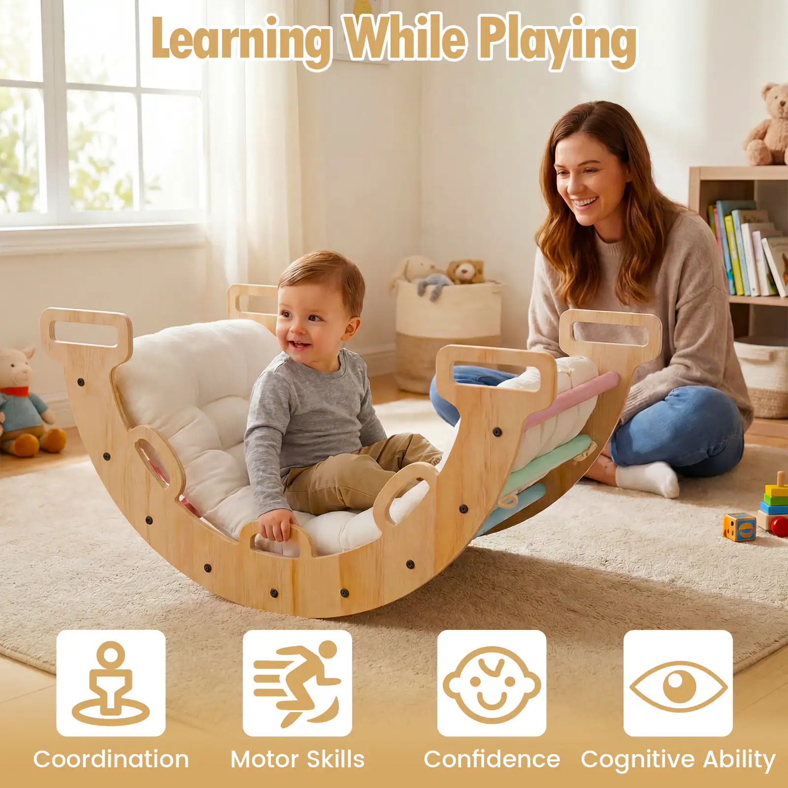 Learning While Playing  
Coordination  
Motor Skills  
Confidence  
Cognitive Ability
