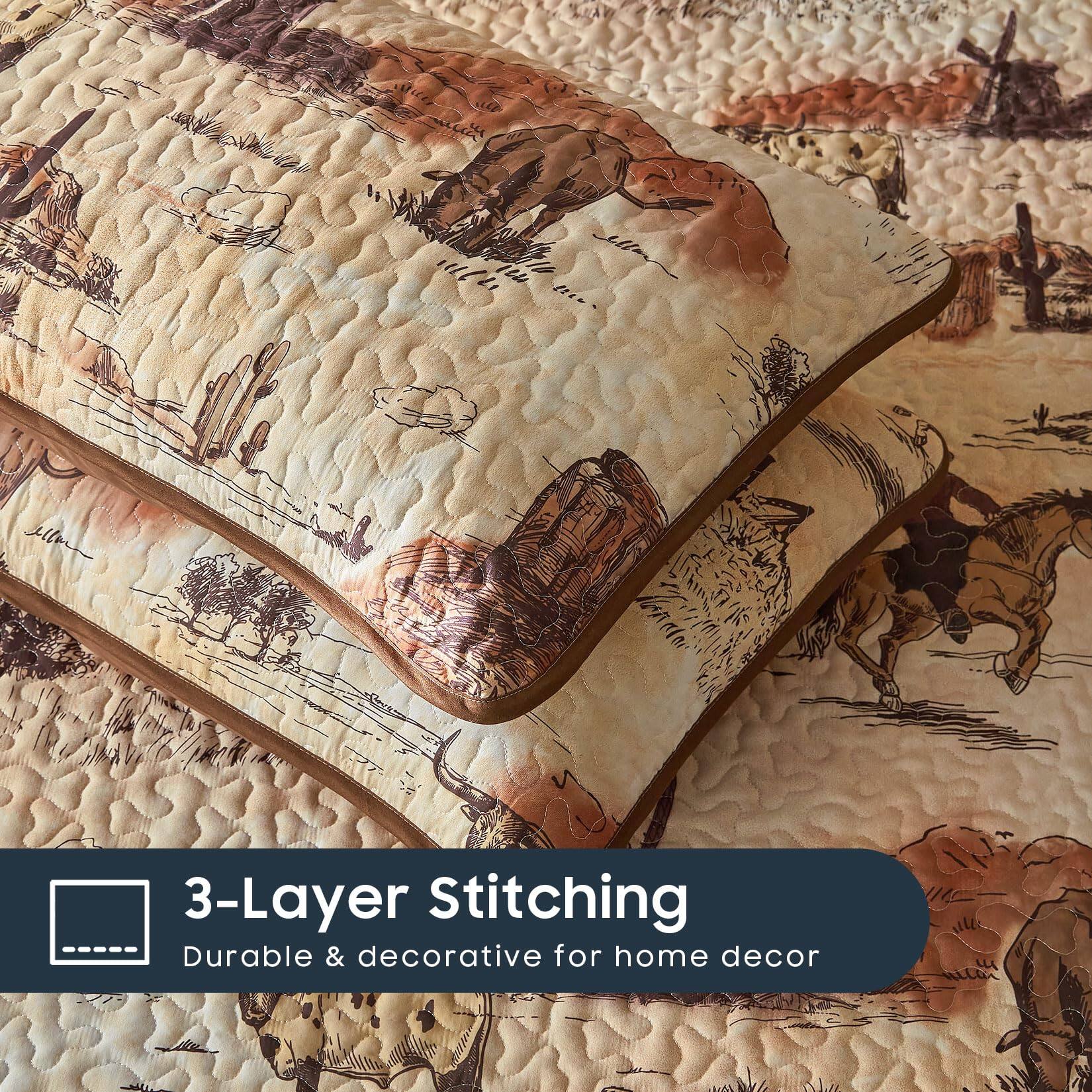 3-Layer Stitching  
Durable & decorative for home decor
