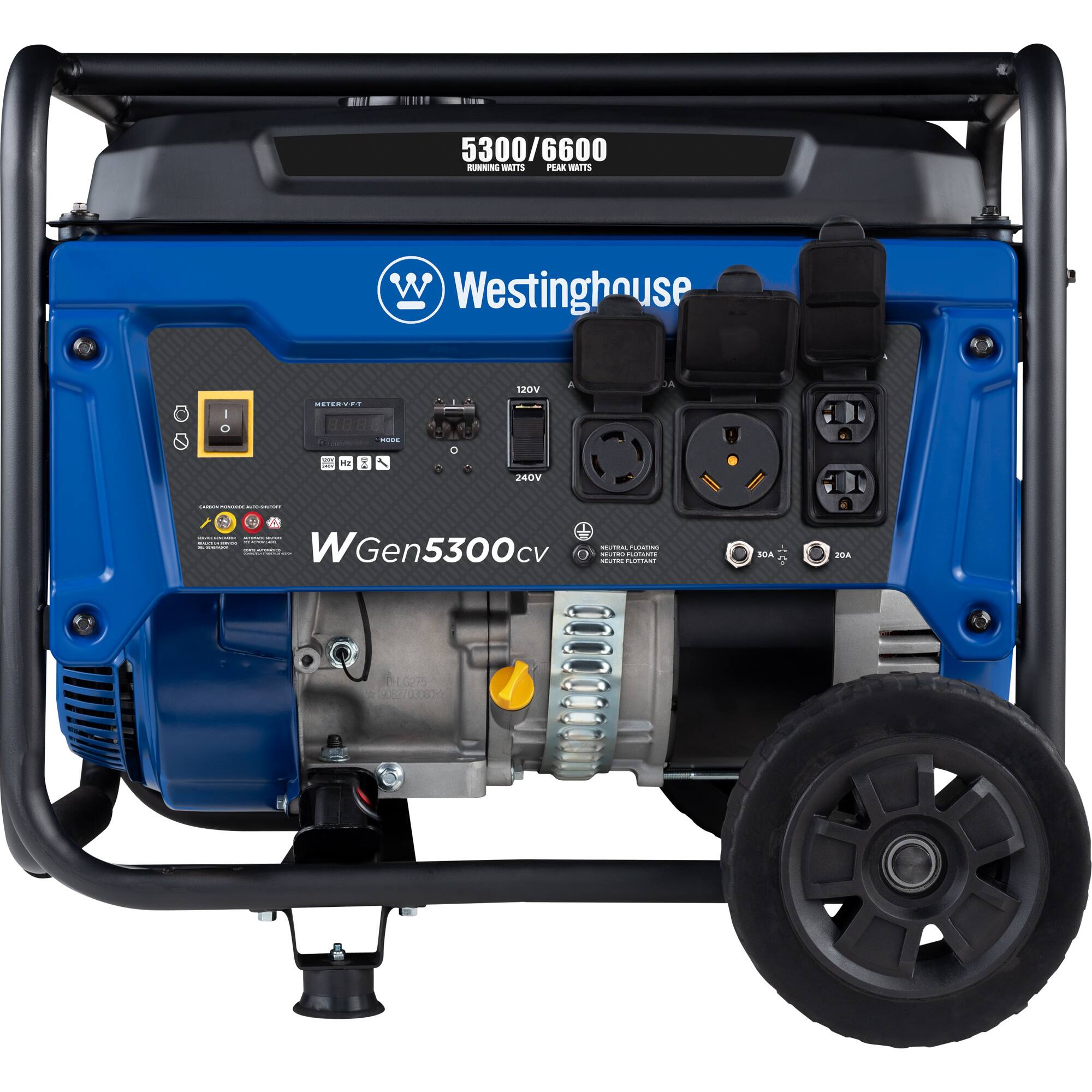 5300/6600 - WAITS PLAK NAIS W Westinghouse 120V . JA I ...... aaB - PO a 240V : : :  2 I - i | - WGen5300cv W - - - A n - SEA 2DA E-627S 000