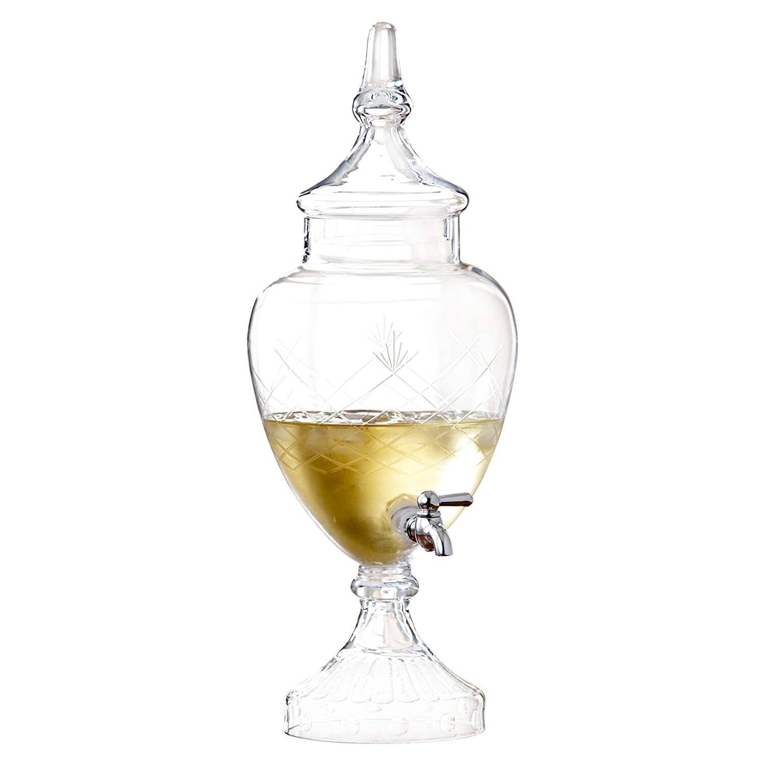 Angle. Jay Import - Winston Beverage Dispenser 128OZ. - Clear.