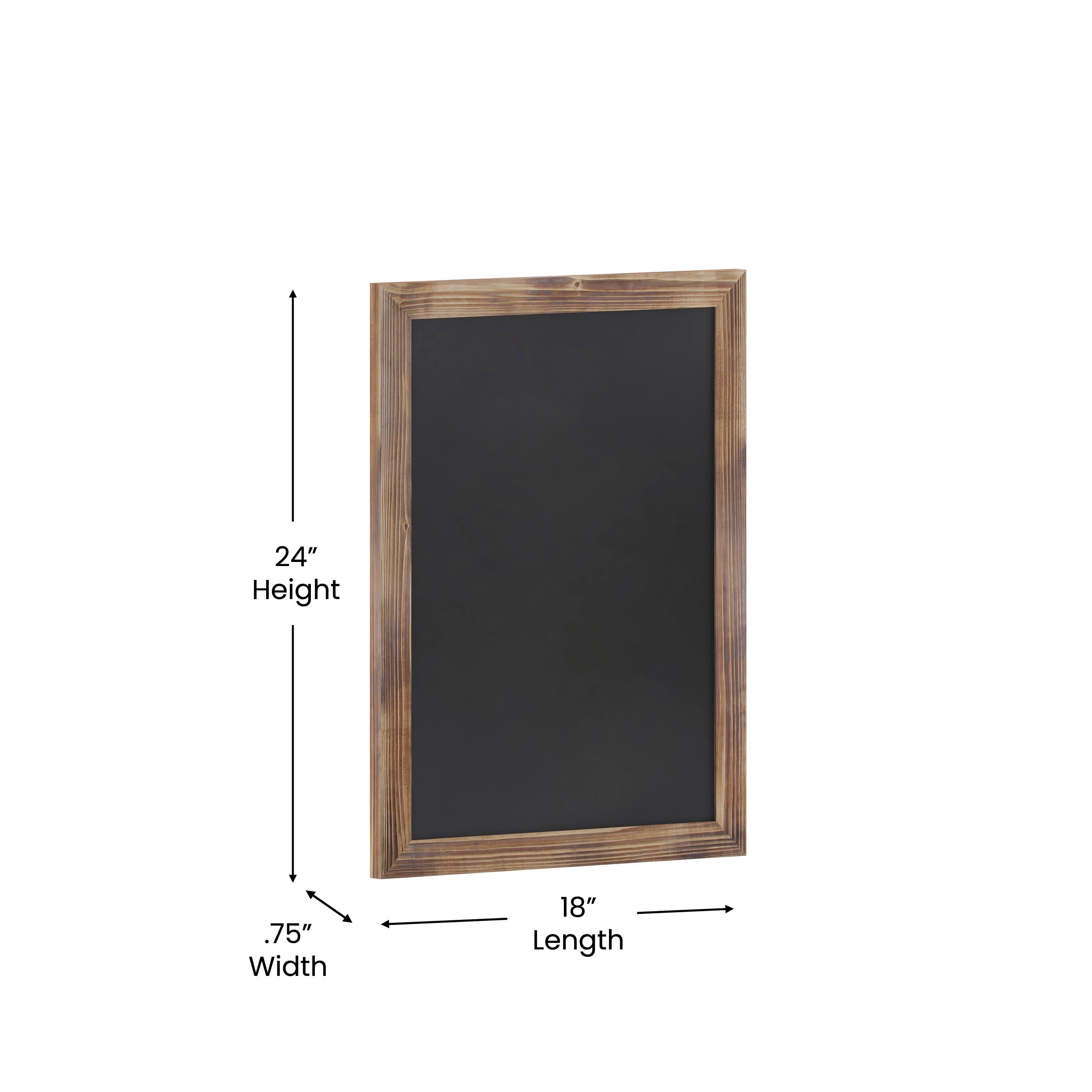 24" Height, .75" Width, 18" Length
