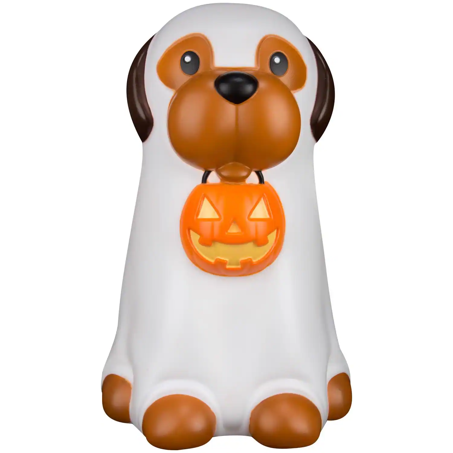 Front. Gemmy - Gemmy LED Blow Mold Ghost Dog Light 1 pk - Multicolored.