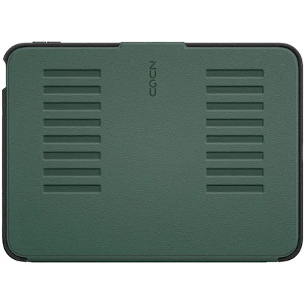 Front. ZUGU - Slim Protective Case for Apple iPad (A16) (11th Generation, 2025) and iPad 10.9 (10th Generation, 2022) - Pine Green.