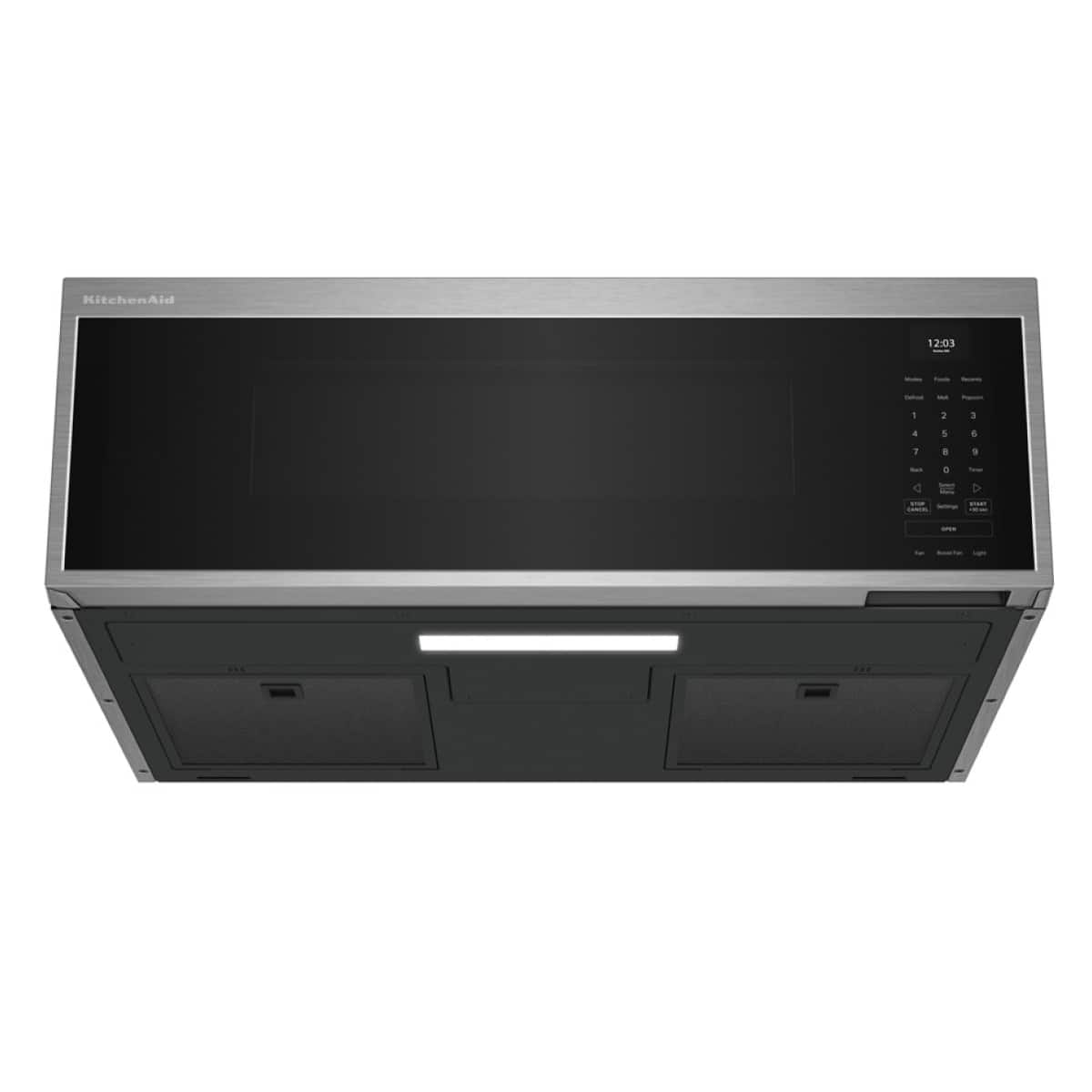 KitchenAid KitchenAid - 1.1 Cu. Ft. Low Profile Over-the-Range Smart Microwave with Sensor Cooking and Dual Fan Ventilation - Stainless Steel Fingerprint Resistant 10