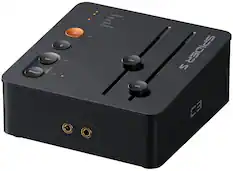 UAC EFFECT FPS 7.1 1 G Q 2.0 1.0 5 IN USB MUTE/IST OPT COAX PCM/DSD VOL SPIDER MIC Ca Q