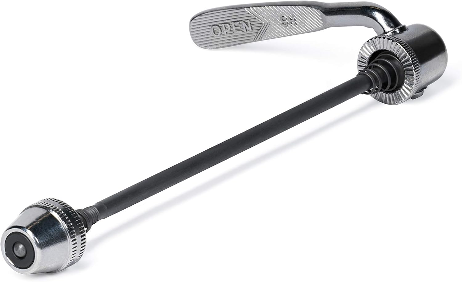 Alpcour - Quick-Release Rear Wheel Skewer - Road & Mountain Bike Trainer Accessory - Silver