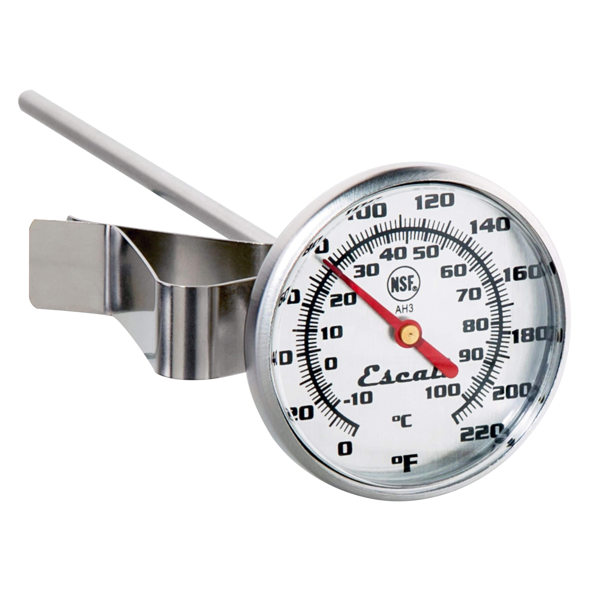 Escali - Instant Read Large Dial Thermometer - Silver