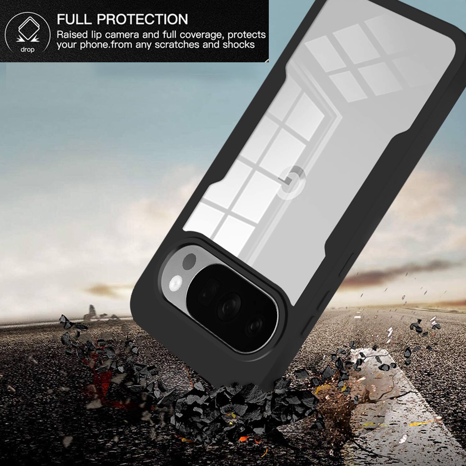 FULL PROTECTION

Raised lip camera and full coverage, protects your phone from any scratches and shocks