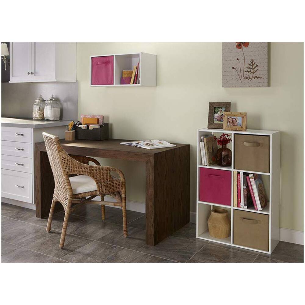 Alt View 5. ClosetMaid - Closetmaid Decorative Home Stackable 6 Cube Cubeicals Organizer Storage, White - White.