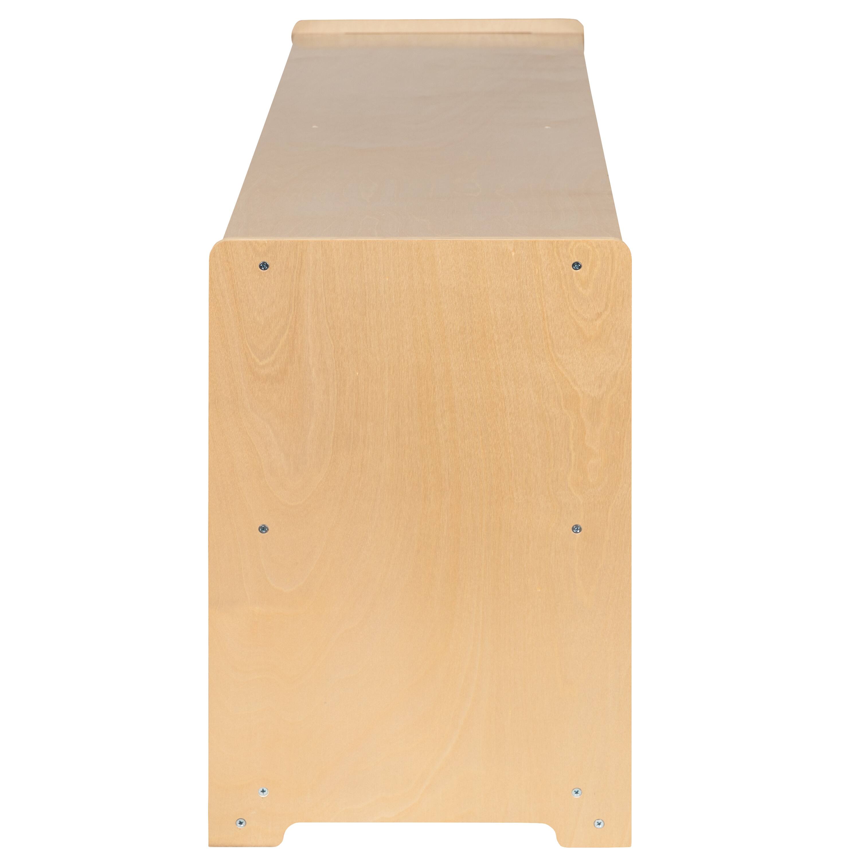 Alt View 7. Emma + Oliver - Wooden School Classroom Storage Cabinet/Cubby for Commercial or Home Use - Natural.