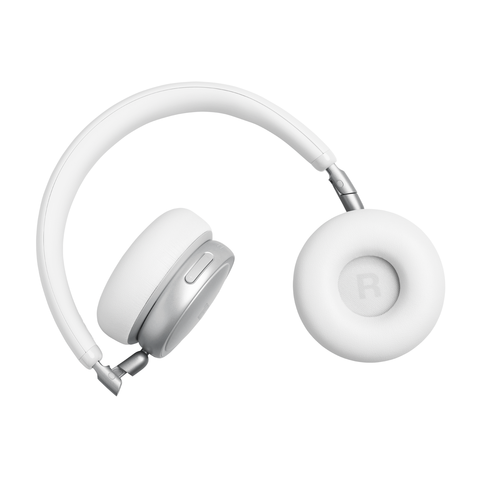 Alt View 7. JBL - Live 680NC - Bluetooth on-ear Noise Cancelling headphones - 2026 - White.